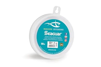 Seaguar Inshore 100% Fluorocarbon Fishing Line 30lbs, 100yds Break Strength/Length - 30IS100