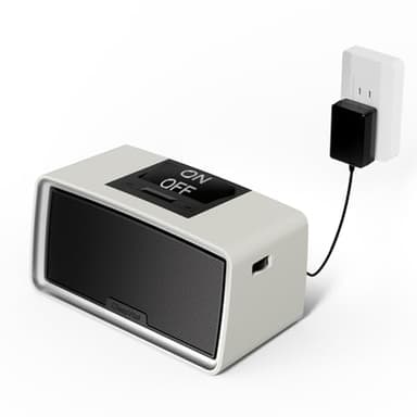 ClaspVital One-Touch Simple Music Player for Seniors | 6,000 Songs Mp3 Music Player for Elderly 32GB TF Card with Reader | Gift for Dementia, Alzheimers (Grey)