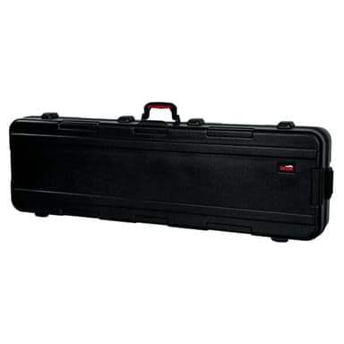 Gator Cases Frequent Flyer's Series Molded Flight Case for Slim 88-Note Keyboards with TSA Approved Locking Latches and Recessed Wheels, (GTSA-KEY88SL)