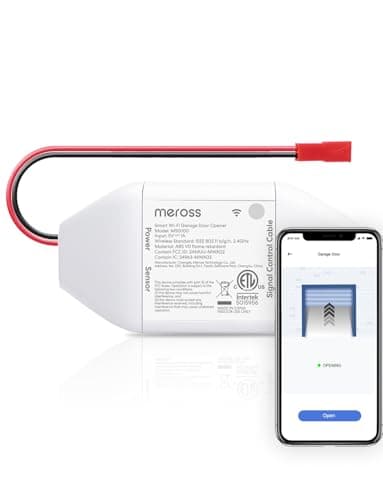 meross Smart WiFi Garage Door Opener Remote, App Control, Works with Alexa, Google Assistant and SmartThings, No Hub Needed（Non HomeKit Versions）