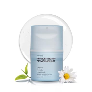 Red Light Therapy Activation Serum for Face – Activation & Hydration Booster for LED Mask, Microcurrent & Facial Devices – Hyaluronic Acid, Green Tea, Niacinamide, Centella & Aloe – 1.01 fl.oz
