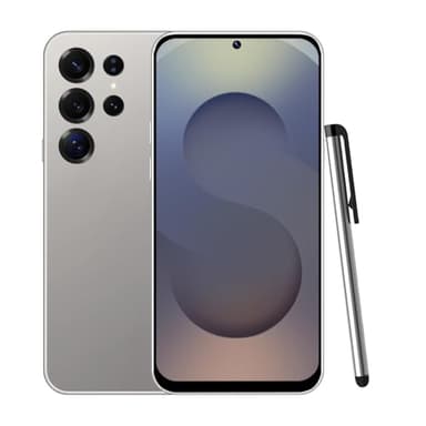 CostMvp S25Ultra Unlocked Smartphone, Android 12.0 Mobile Phones 6.6'' HD+ Screen, 4GB RAM 32GB ROM/256GB SD, 4G Dual SIM Dual Camera, Face ID+WiFi+BT+FM+GPS+OTG (Grey)