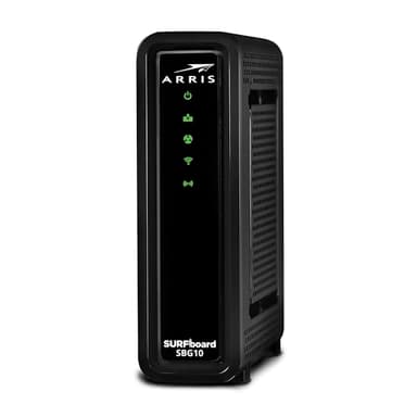 ARRIS (SBG10-RB) - Modem Router Combo - DOCSIS 3.0 16 x 4 Gigabit & AC1600 WiFi, [Check with your provider for compatibility]400 Mbps Max Internet Speeds - Renewed