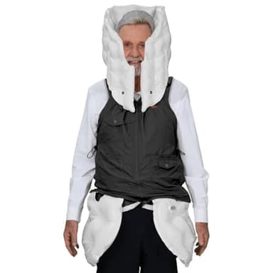 Elderly Anti Fall Airbag Vest for Seniors - 0.08s Rapid Deployment Protection for Head Hips - 1000Hz Smart Motion Monitoring for Parkinson’s and Seizures - All-Season Breathable Reusable Residing Aid
