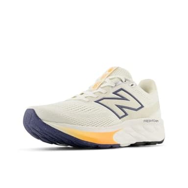 New Balance Women's Fresh Foam 520 V9 Running Shoe, Sea Salt/Linen/Hot Mango, 10 W