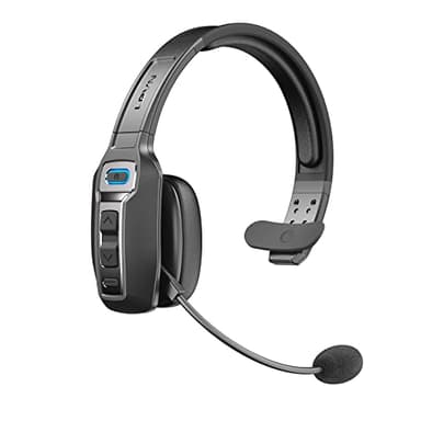 LEVN Bluetooth Headset with Microphone, Trucker Bluetooth Headset with AI Noise Cancelling & Mute Button, Wireless On-Ear Headphones 65 Hrs Working Time, for Trucker Home Office Remote Work Zoom