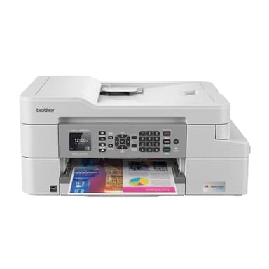 Brother MFC-J805DW INKvestmentTank Color Inkjet All-in-One Printer with Mobile Device and Duplex Printing with Up To 1-Year of Ink In-box, White, One Size, Amazon Dash Replenishment Ready