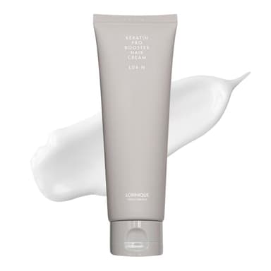 LORINIQUE Korean Keratin Leave In Conditioner 4.06 fl oz L04‑N Hair Cream for Deep Nourishing | Keratin Pro Booster & Heat Protection with Korean Camellia Oil