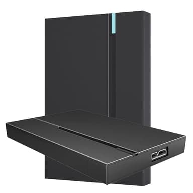 160GB External Hard Drive USB 3.0 Portable External Hard Drives 2.5inch External HDD High-Speed Data Transfer Storage and External Backup Drive for Laptop, Gaming Console, PC, MAC, Desktop - Black