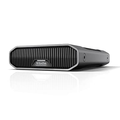 SanDisk Professional 8TB G-Drive Enterprise-Class External Desktop Hard Drive - 7200RPM Ultrastar HDD Inside, USB-C (10Gbps), USB 3.2 Gen 2, Mac Ready - SDPHF1A-008T-NBAAD