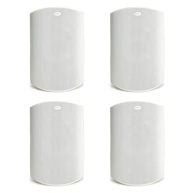 Polk Audio Atrium8 All Weather Outdoor Loudspeakers - 4 Pack (White)