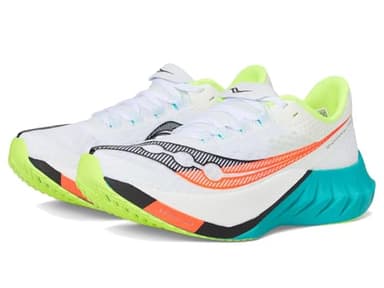 Saucony Women's Endorphin Pro 4 Sneaker, White/Mutant, 7