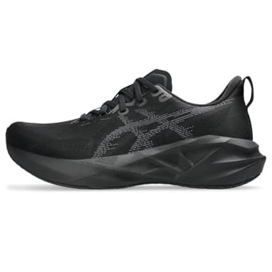 ASICS Men's NOVABLAST 5 Running Shoes, 10.5, Black/Carrier Grey