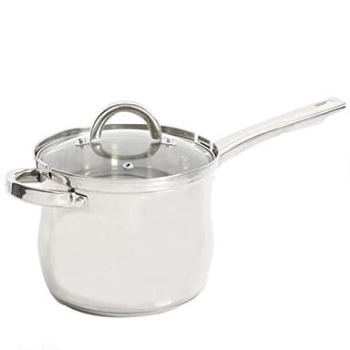 Oster 91537.03 Sangerfield 3.65-Quart Stainless Steel 3-Piece Deep Fryer Cookware Set – Durable Kitchen Frying Pots