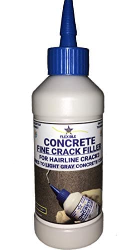 Bluestar Flexible Concrete Hairline Crack Filler (Light Gray), DIY - No Special Tools Needed. Fill Small Cracks in Concrete Driveways, Sidewalks and Patios.