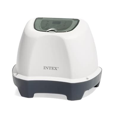 INTEX Krystal Clear Saltwater Pool Chlorine System for Above Ground Pools up to 4,500 Gallons, Pool Cleaner with Automatic Timer and Self Cleaning