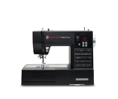 SINGER Heavy Duty 6600C Sterling Sewing Computerized Machine + Accessory | 100 Built-In Stitches Deliver 215 Stitch Applications| 60% More Power, 1100 Stitches/Min| Metal Frame, 6 One-Step Buttonhole