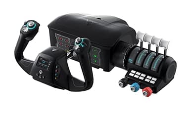 Turtle Beach VelocityOne Flight Universal Control System - Xbox Series X & Xbox Series S, Xbox One & Windows 10 & 11 PCs with Yoke Handle, Throttle Quadrant, Trim Wheel & Rudder Controls