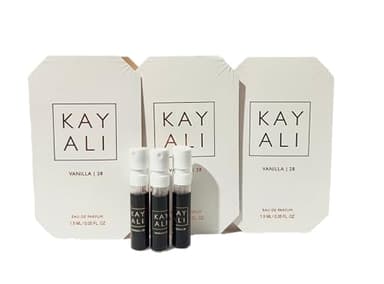 KAYALI Vanilla 28 Sample EDP 1.5 ml / 0.05 Fl Oz Perfume Sample (Pack of 3)