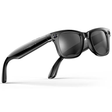 Demabon Upgraded Ai Smart Bluetooth Glasses, 800w Anti-Shake Camera Glasses, 1080p Video Recording, Ai Real-Time Translation, Open-Back Headphone Audio, Voice Assistant, Sunglasses for Men Women