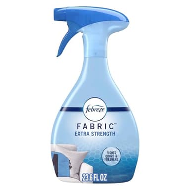 Febreze Fabric Spray Air Freshener, Odor-Fighting Fabric Refresher, Sneaker Balls Alternative, Couch Cleaner, Linen Spray, Multi-Use, Extra Strength Scent, 23.6 fl oz