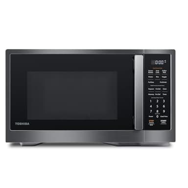 TOSHIBA ML4-EM12PA(BS) Countertop Microwave Oven with Stylish Design As Kitchen Essentials, Smart Sensor, 13 Auto Menus&Mute Function, 1.2 Cu Ft with 12.4" Turntable, 1000W, Black Stainless Steel