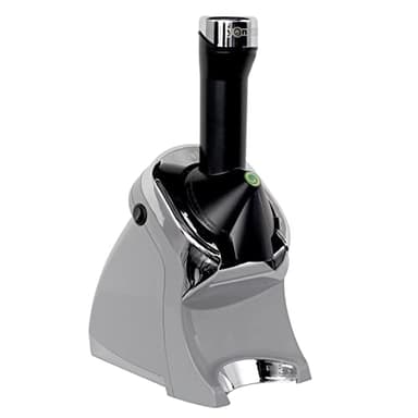 Yonanas 988GY Deluxe Vegan Non-Dairy Frozen Fruit Soft Serve Dessert Maker, BPA Free, Includes 75 Recipes, 200 Watts, Gray