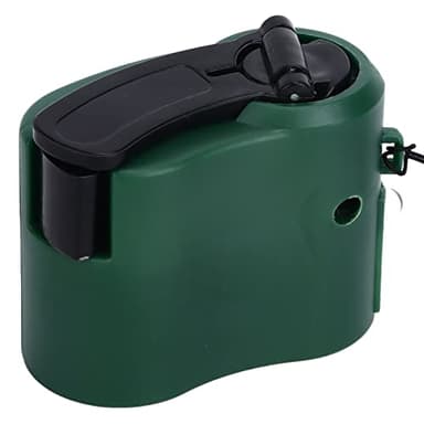 USB Hand Crank Charger, LED Light USB Hand Crank Phone Charger Mini Portable 5V Output Walking