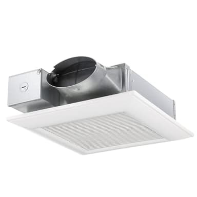 Panasonic WhisperValue Ceiling/Wall Mount Bathroom Exhaust Fan, 50-80-100 CFM, FV-0510VS1
