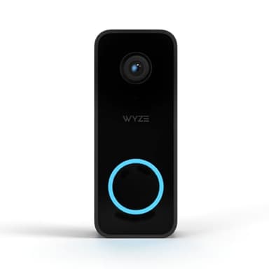 WYZE Wired Doorbell Camera v2(existing doorbell Wiring Required), 2K Security Video Doorbell, Color Night Vision, 2-Way Audio, Package Monitor, Works with Alexa & Google Assistant. Free Expert Setup
