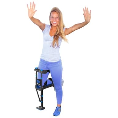 iWALK3.0 – The Original Hands Free Knee Crutch - Alternative to Crutches and Knee Scooters - iWALK Replaces Crutches for Adults - Peg Leg Crutch For Lower Leg Injuries - See All Qualifications for Use - Not for Elderly or Balance Impaired