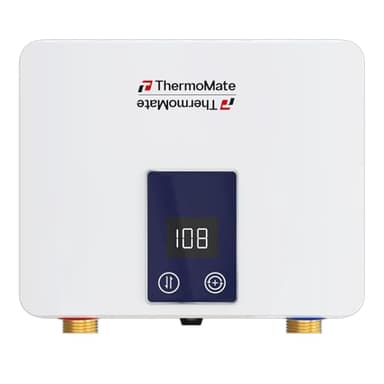 Tankless Water Heater Electric 120V, ThermoMate 3500W Small On Demand Instant Hot Water Heater with Temperature Display for Kitchen Bathroom Sink Faucet, ETL Certified