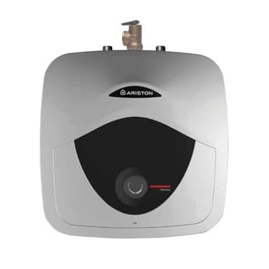 4 Gallon Capacity, 120-Volt – Ariston Andris Mini Tank Electric Water Heater – Heating Solution for Under Sink, RV, and Compact Spaces, Smart Boost for Versatile Heating, Simple Installation