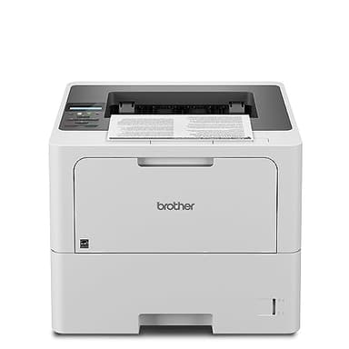 Brother Professional Laser Printer with High-Speed 50 ppm Output, Advanced Security Features, and Wireless Networking for Business, Monochrome Printing with Duplex Capability (HL-6210DW)