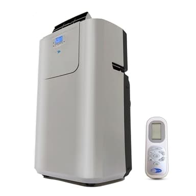 Whynter Portable Air Conditioner 12,000 BTU with Dual Hose Dehumidifier & Cooling Fan for 400 Sq Ft Rooms, Includes AC Unit Window Kit Elite ARC-122DS (7,000 SACC), Silver