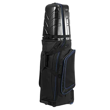 Bag Boy T-10 Hard Shell Top Golf Travel Cover for Airlines, Foam Padding, Lockable Full Wrap-Around Zipper, In-Line Skate Wheels