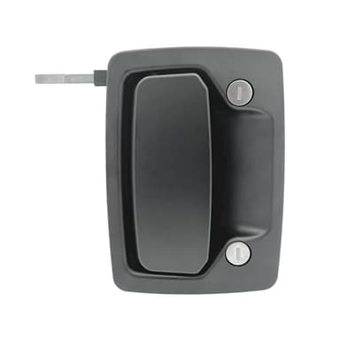 TriMark RV Door Handle 36285-02 for motorhomes and Campers fits PTL RV Doors - Exterior Handle with Hardware only - RV Outside Door Handle with Full Length deadbolt