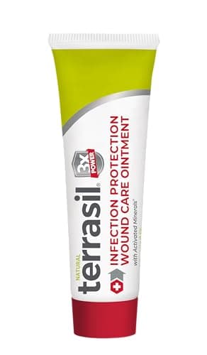 terrasil Wound Care 3X - Wound Healing Ointment, Infection Protection for Bed Sores, Pressure Sores, Blisters, Cuts, Burns & First Aid. Dermatologist-Tested, Hypoallergenic Approved (1oz)