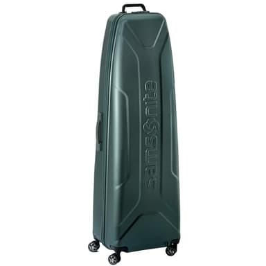 Samsonite Fairway Molded Golf Travel Cover 6555GRN, Green Polycarbonate Hard Case, Golf Bag Luggage, Ideal for Airlines