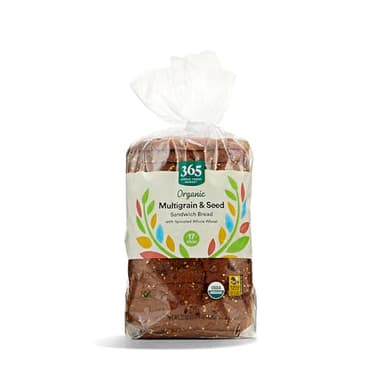 365 by Whole Foods Market Organic Sprouted Multigrain & Seed Bread, 22 OZ