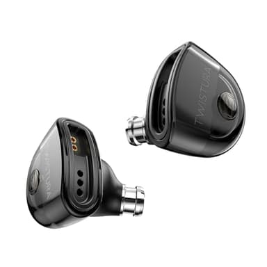 TWISTURA D-Minor In-ear Headphones with Microphone, 10mm Dynamic Driver Earbud Headphones, Noise Isolation Wired Earphone with Interchangeable Sound Tube Filter Mouthpiece, Wired Ear Buds for Phone,PC