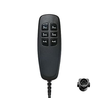 Bed Richmat HJH56 5 Pin Male Wired Remote Control Replacement for LINENSPA Adjustable Bed