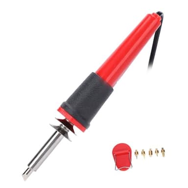 Badafaci Electric Soldering Iron Set, 40W Wood Burning Pen Engraving Carving Pyrography Tool with Multiple Tips, for DIY Gourd Wood Leather Art (AC110V plug)