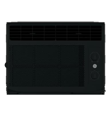 GE Window Air Conditioner Unit, 5,000 BTU for Small Rooms up to 150 sq ft. with Manual Adjustable Fan and Cooling Settings, Perfect for Bedroom or Living Room, Easy Install Kit Included, Black