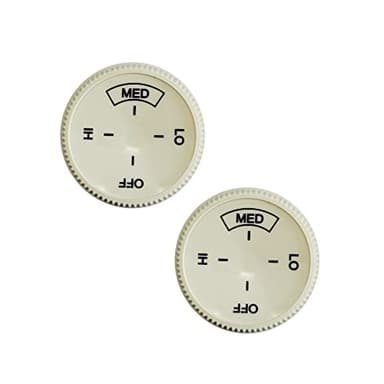 2PCS Baseboard Heater Thermostat Temperature Control Dial Knob Replacement Base Board Knob