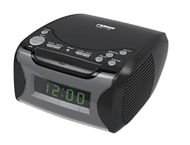 Digital Alarm Clock Radio with CD Player and USB Charge Port