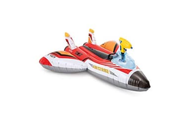 INTEX Water Gun Plane Inflatable Pool Float: Pool Toy for Kids – Includes Toy Water Gun – 88lb Weight Capacity – 46" x 46" – Color May Vary