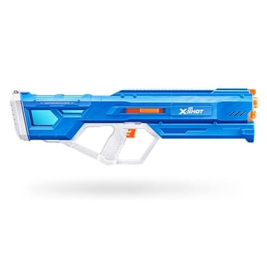 XSHOT Water Hydra Pulse Motor Soaker by ZURU, Motorized Blaster Watergun, Water Blaster, Water Toys, Fills with Water in just 1 Second, Rechargeable Battery (Blue)
