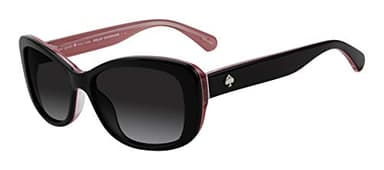 kate spade new york Claretta Sunglasses, Women's Trendy Polarized Square Sunglasses with 100% UV Protection Coating & Branded Travel Case
