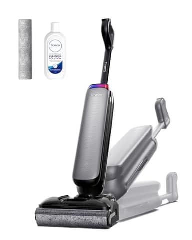 Tineco Wet Dry Vacuum Cleaner 22kPa Suction Floor Cleaner Mop, 50 Min Runtime, iLoop Smart Sensor, DualBlock Anti-Tangle Design, 185℉ Flashdry, Dual-Edge Cleaning, 180° Lay-Flat, Floor One S7 Artist